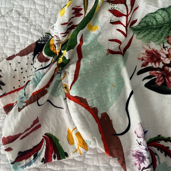 Boho Chic Women's Floral Blouse - Multicolor - Picture 5 of 6